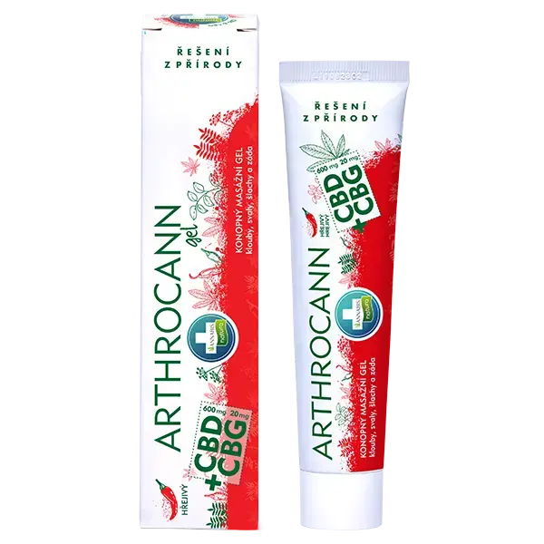 Annabis Arthrocann hřejivý konopný gel s CBD a CBG, 75 ml