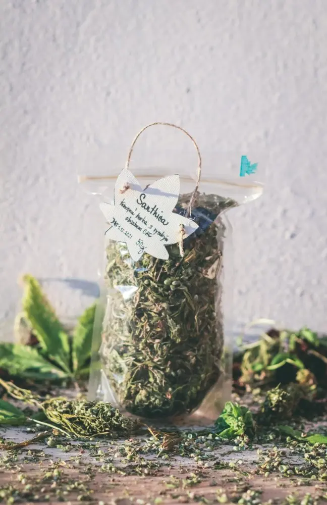 Dobré Konopí Konopná herba Santhica s CBG, 50 g