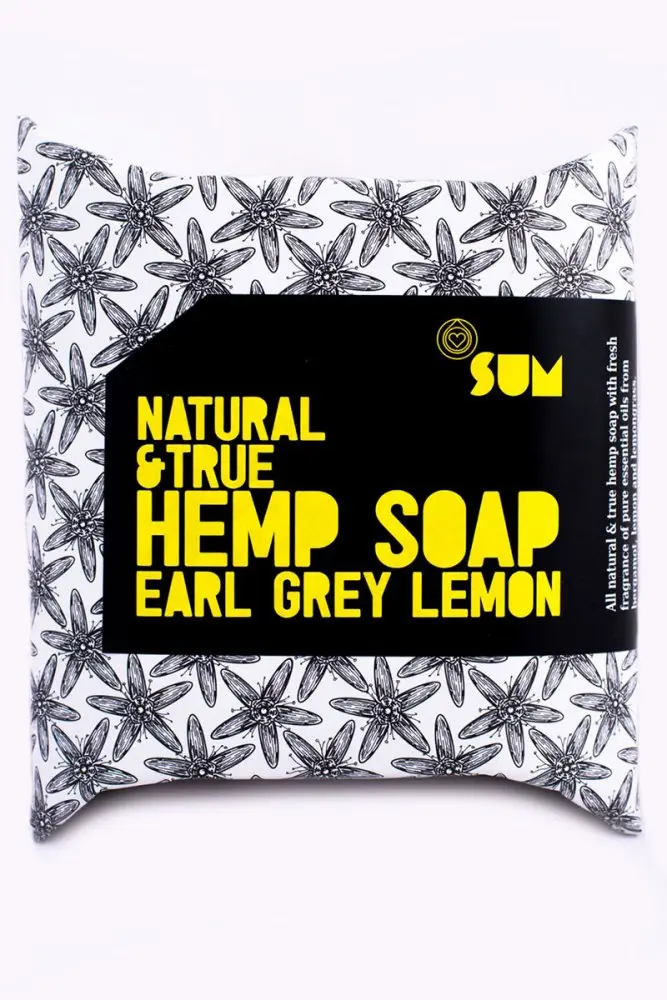 SUM konopné mýdlo earl grey lemon Natural & True, 80 g
