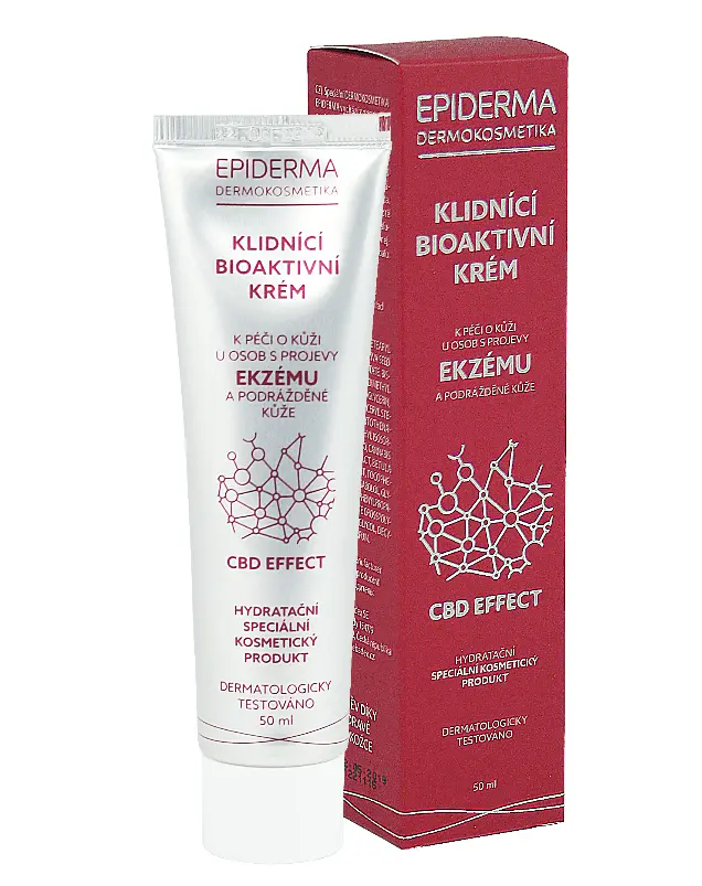 Epiderma bioaktivní CBD krém při projevech Ekzému, 50 ml
