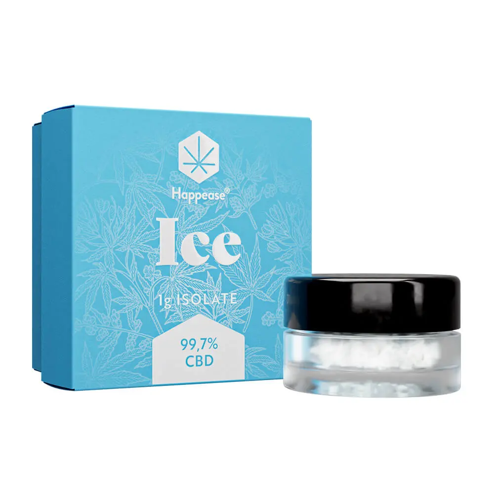 Happease - Extrakt Ice Terpenes Izolát, 99,7% CBD, 1 g