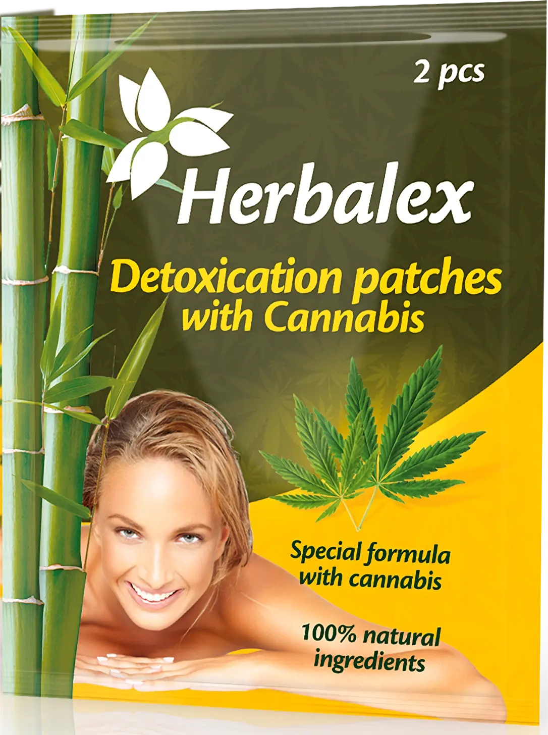Herbalex detoxikační náplasti s konopím 2ks