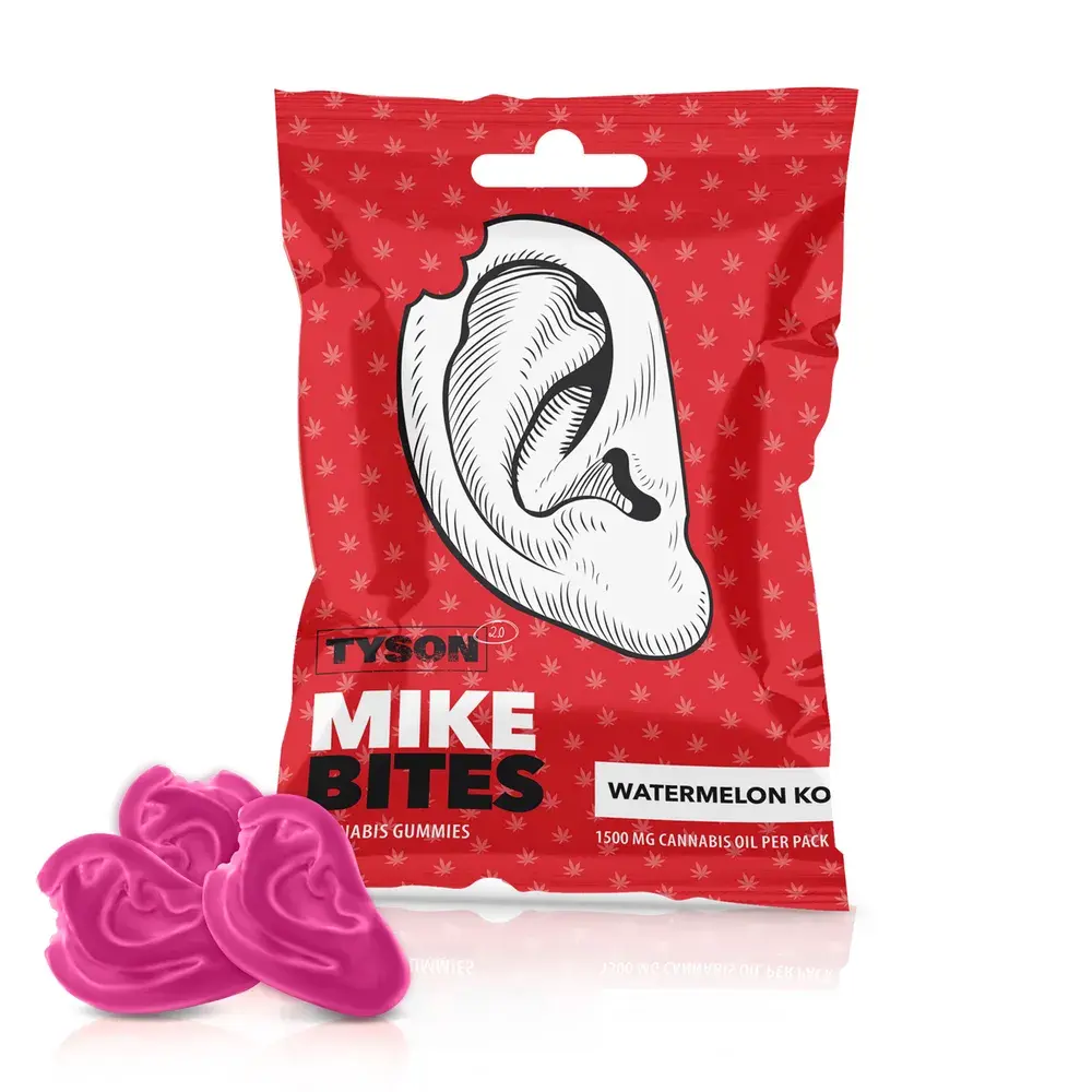 Tyson 2.0 Mike's Bites Melounové KO konopné gummies, 50 g