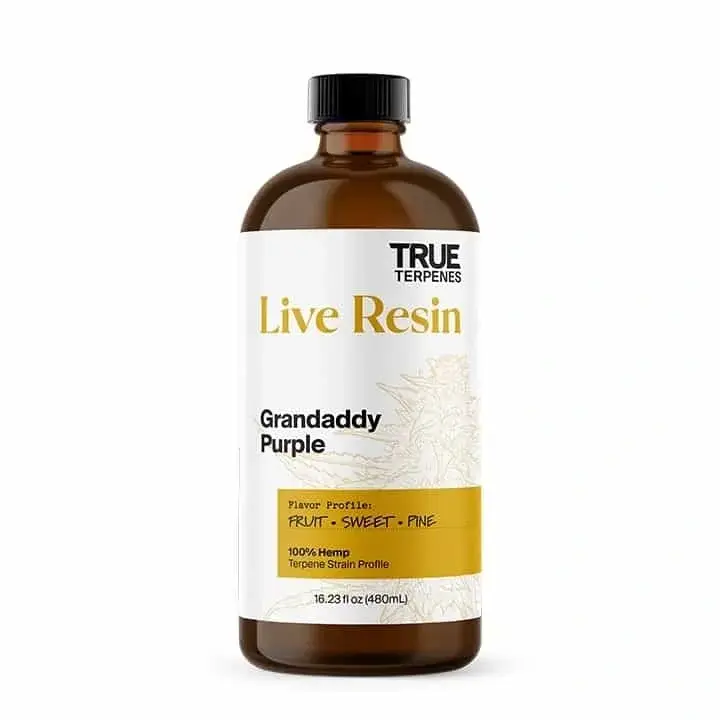 True Terpenes Live Resin Granddaddy Purple (2 ml - 960 ml) 2 ml