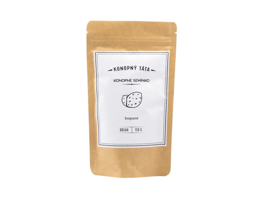 Konopný Táta Konopná semínka loupaná, 150 g