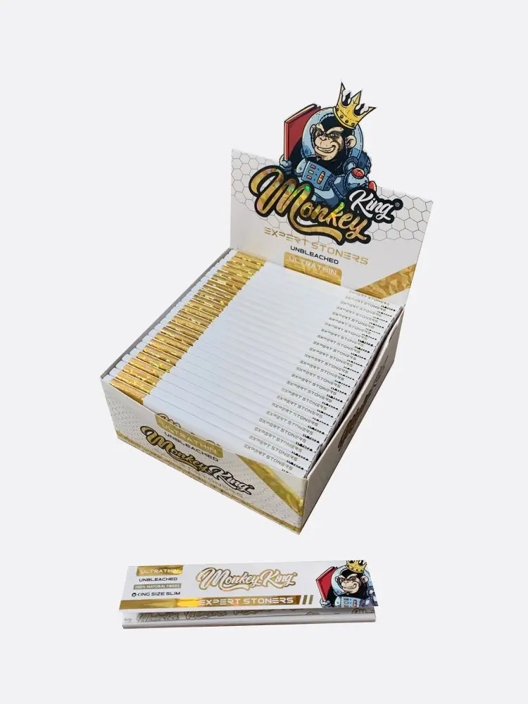 Monkey King Expert Stoners nebělené Ultra Tenké papírky KS Slim