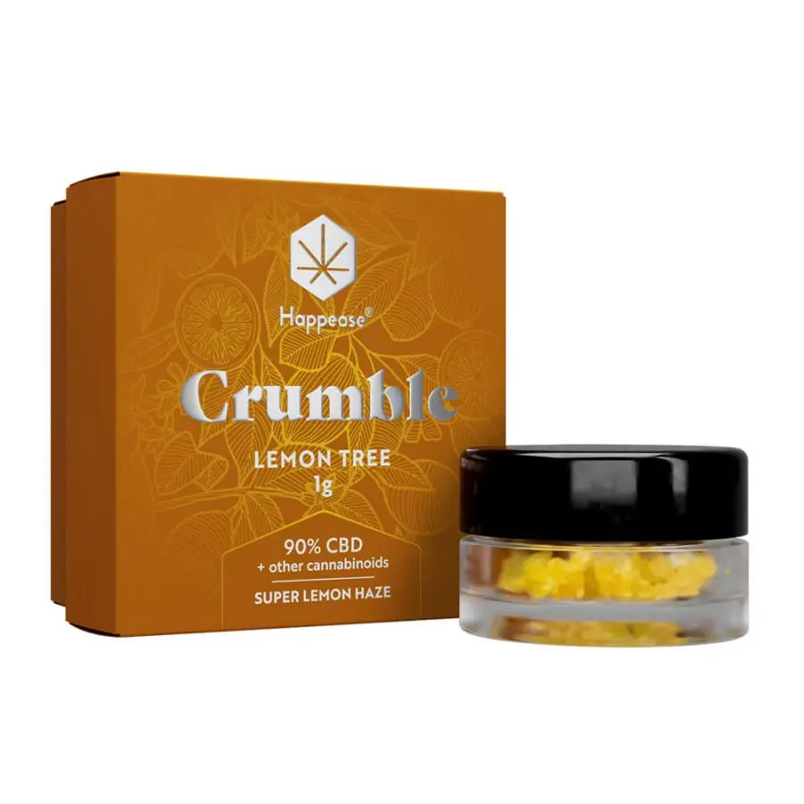 Happease - Extrakt Lemon Tree Crumble, 90% CBD, 1 g