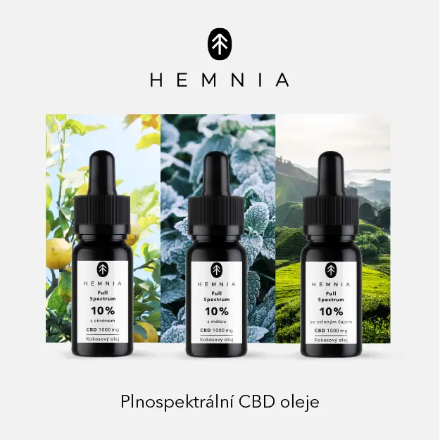 Hemnia CBD Plnospektrální balíček s příchutěmi - 3000 mg CBD, 30 ml
