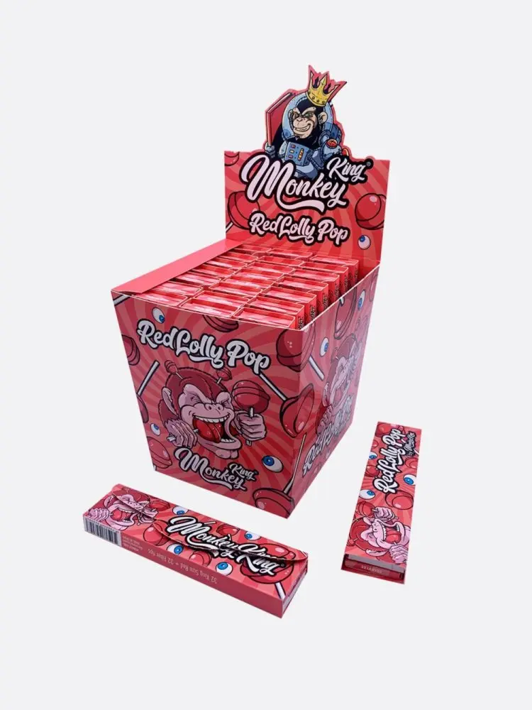 Monkey King Papírky s Filtry (Vůně červeného lízátka)