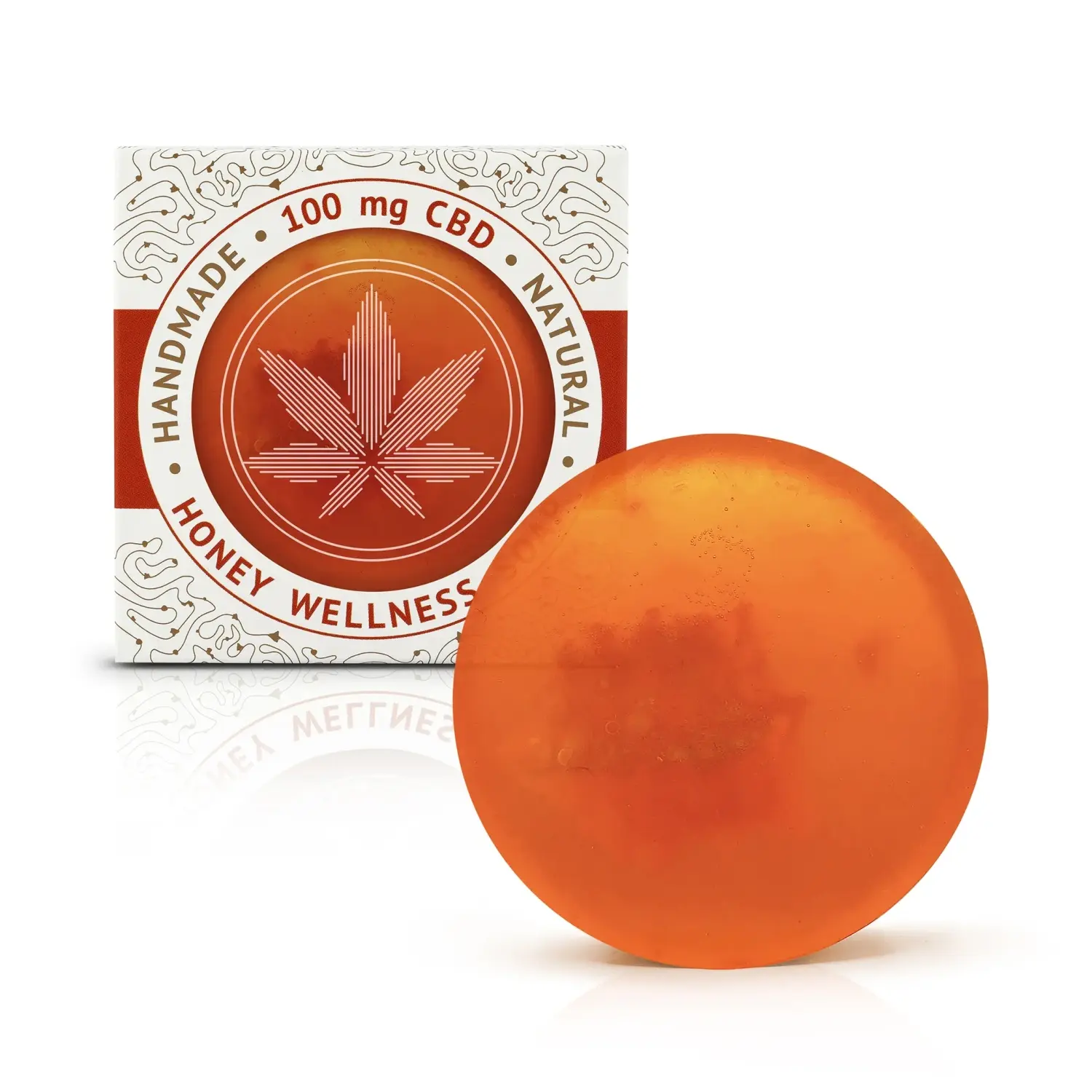 Cannaline Honey Wellness CBD ručně vyráběné mýdlo, 100 mg CBD, 103 g