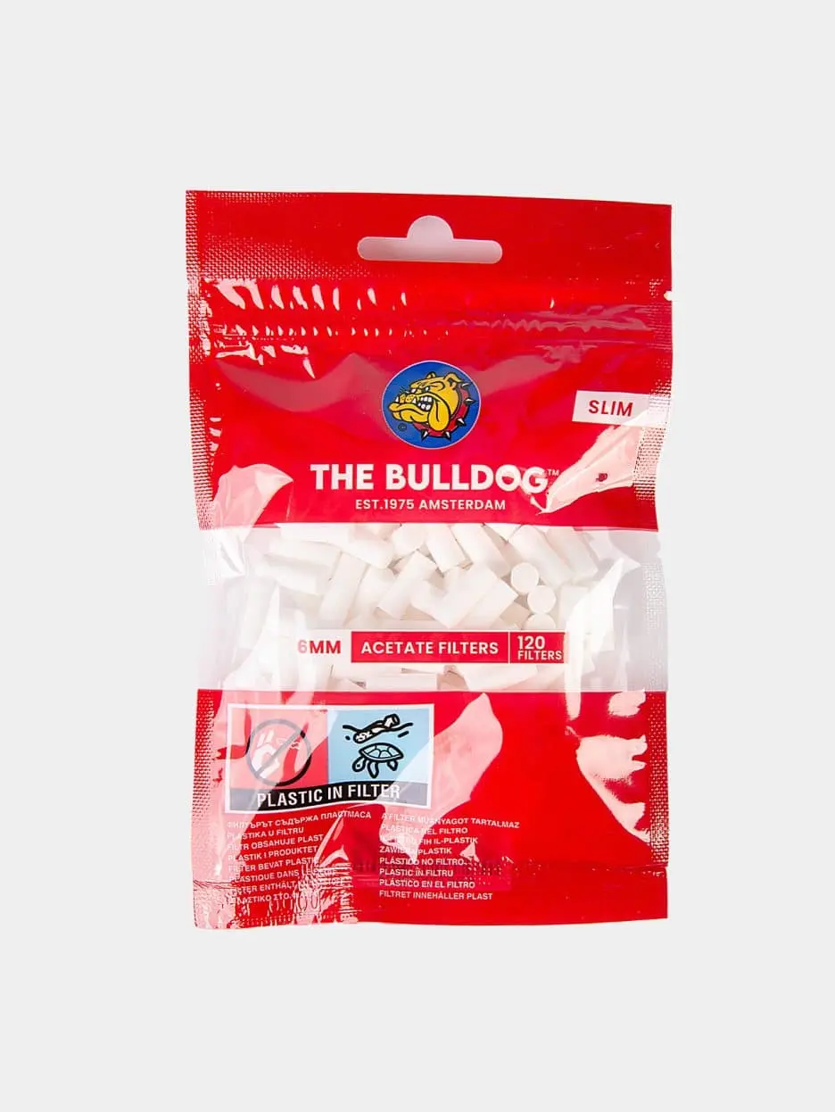 The Bulldog Acetátové Filtry 120 ks