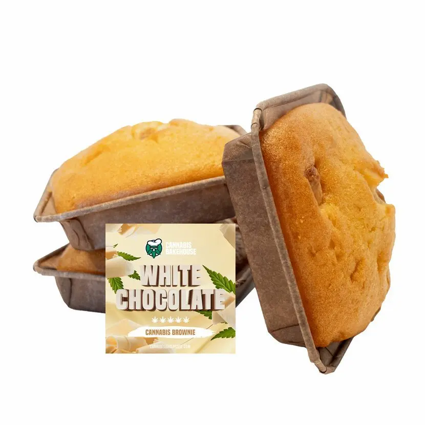 Cannabis Bakehouse White Chocolate Brownie