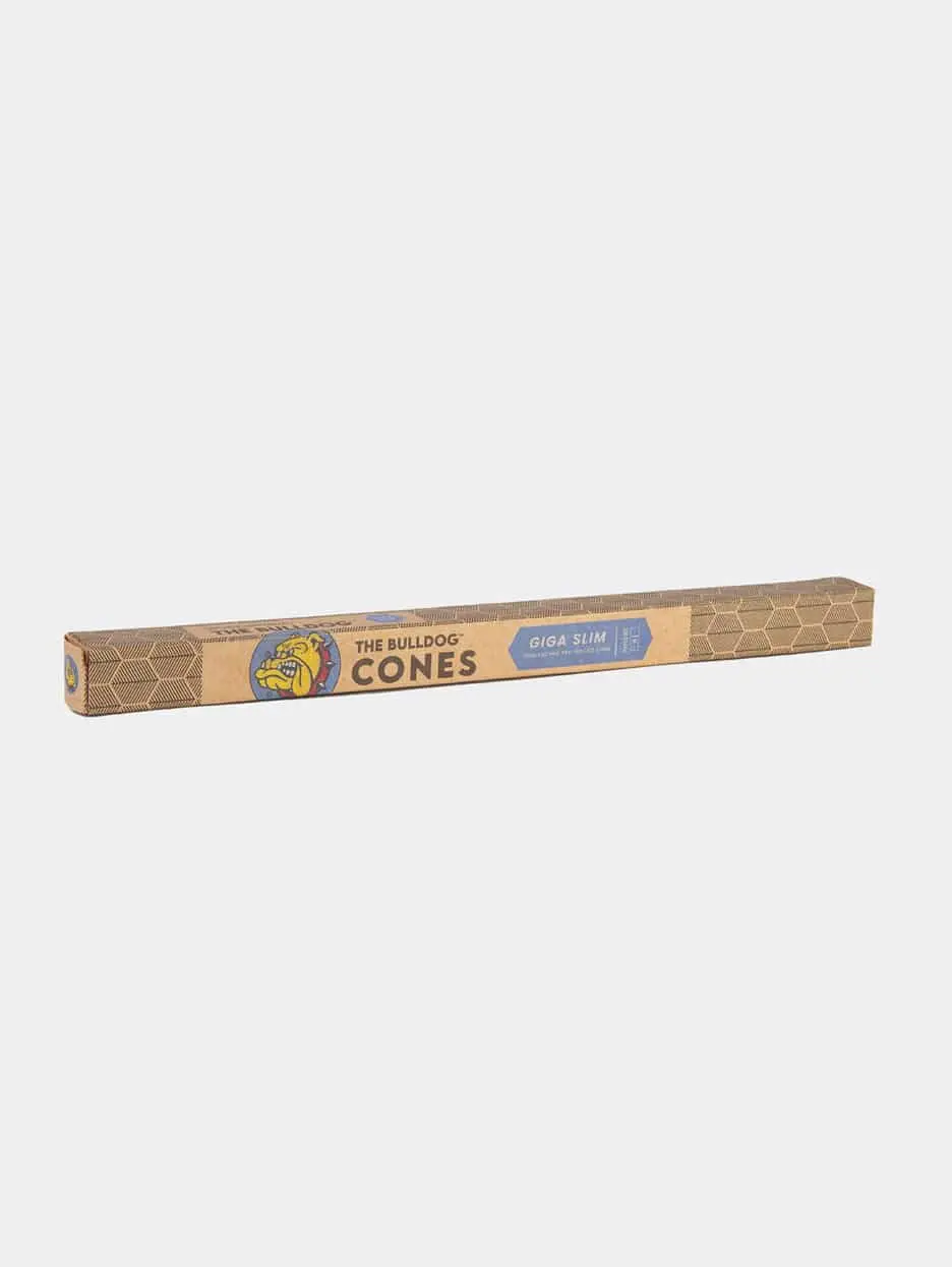 The Bulldog Giga Slim Unbleached Cones