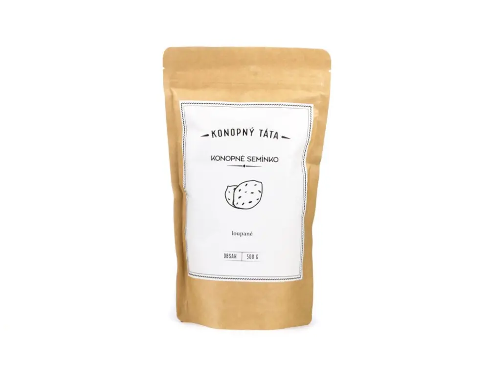 Konopný Táta Konopná semínka loupaná, 500 g