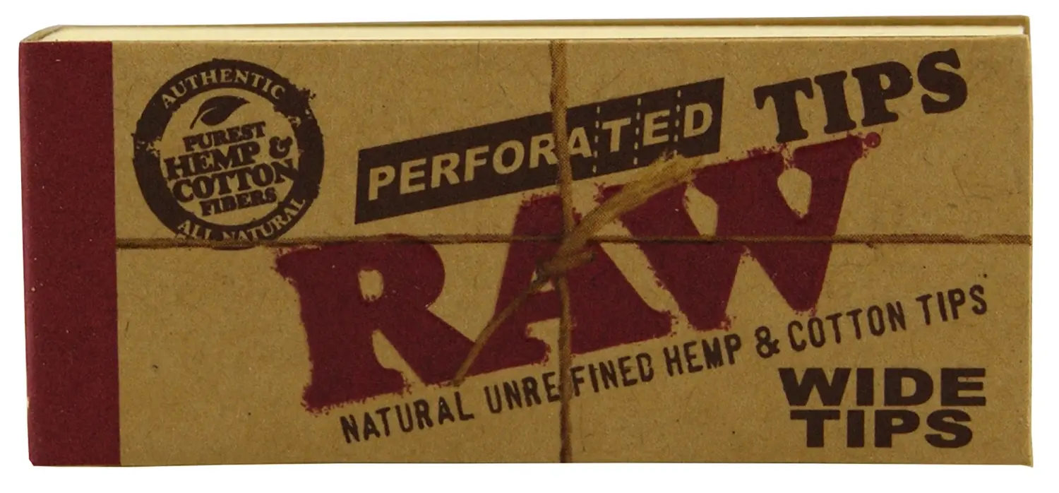 Filtry RAW široké, nebělené, perforované 50ks v balení
