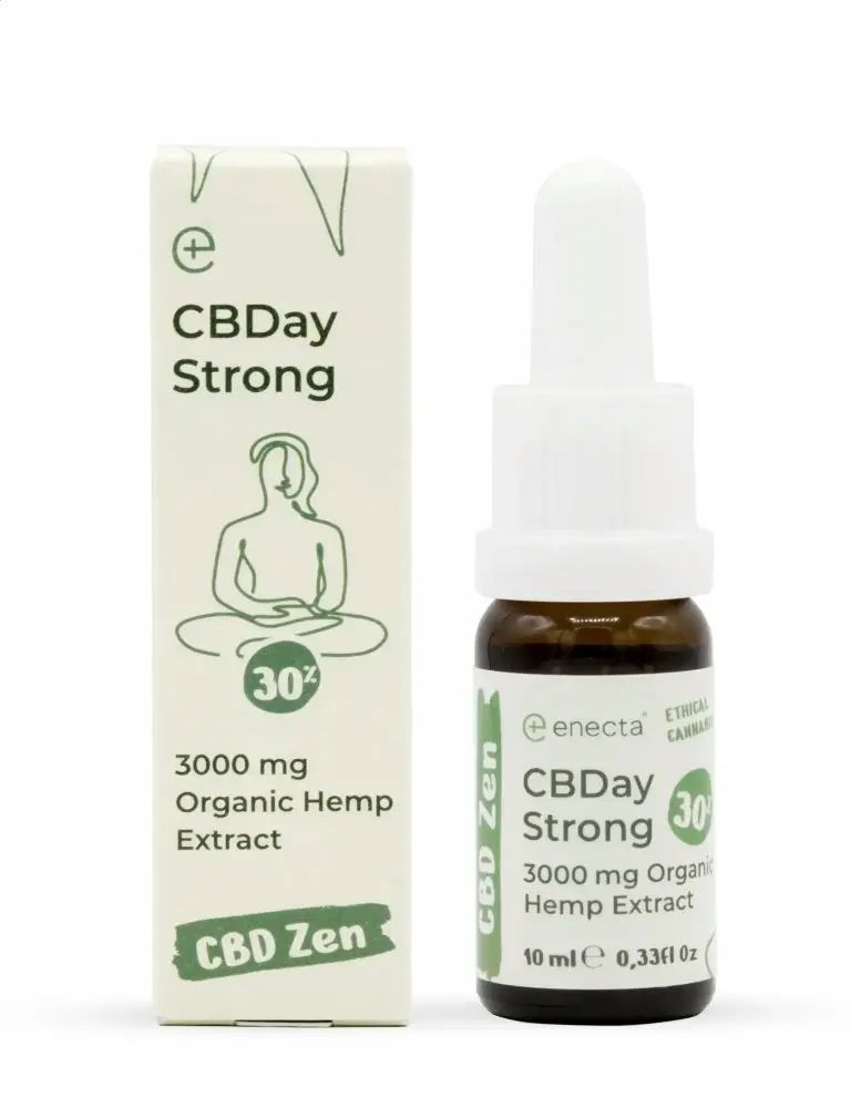 Enecta CBDay Strong, Full Spectrum 30% CBD olej, 10 ml