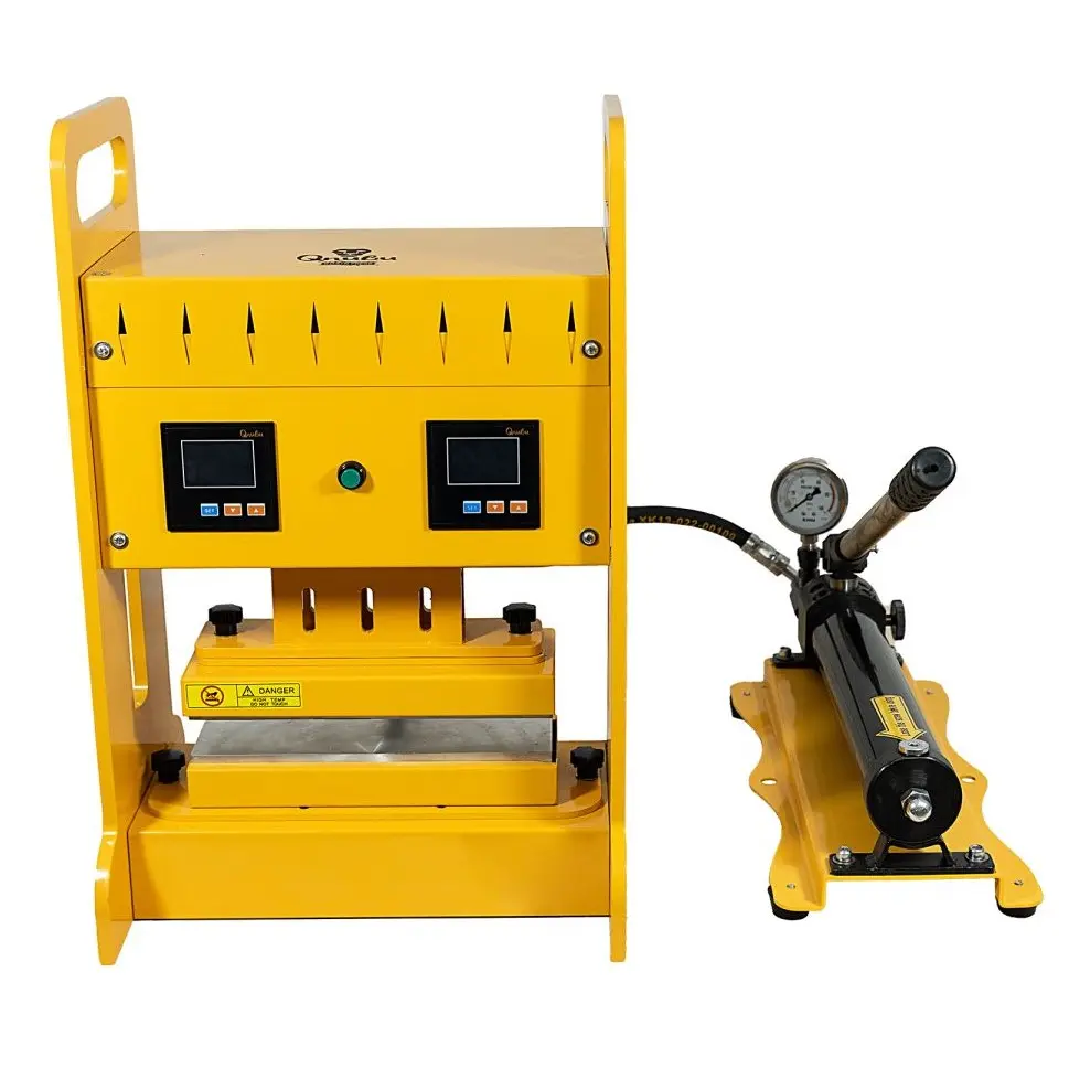 Qnubu Hydraulický lis PRO LION 20 tun (deska 12 x 12 cm), 60 kg