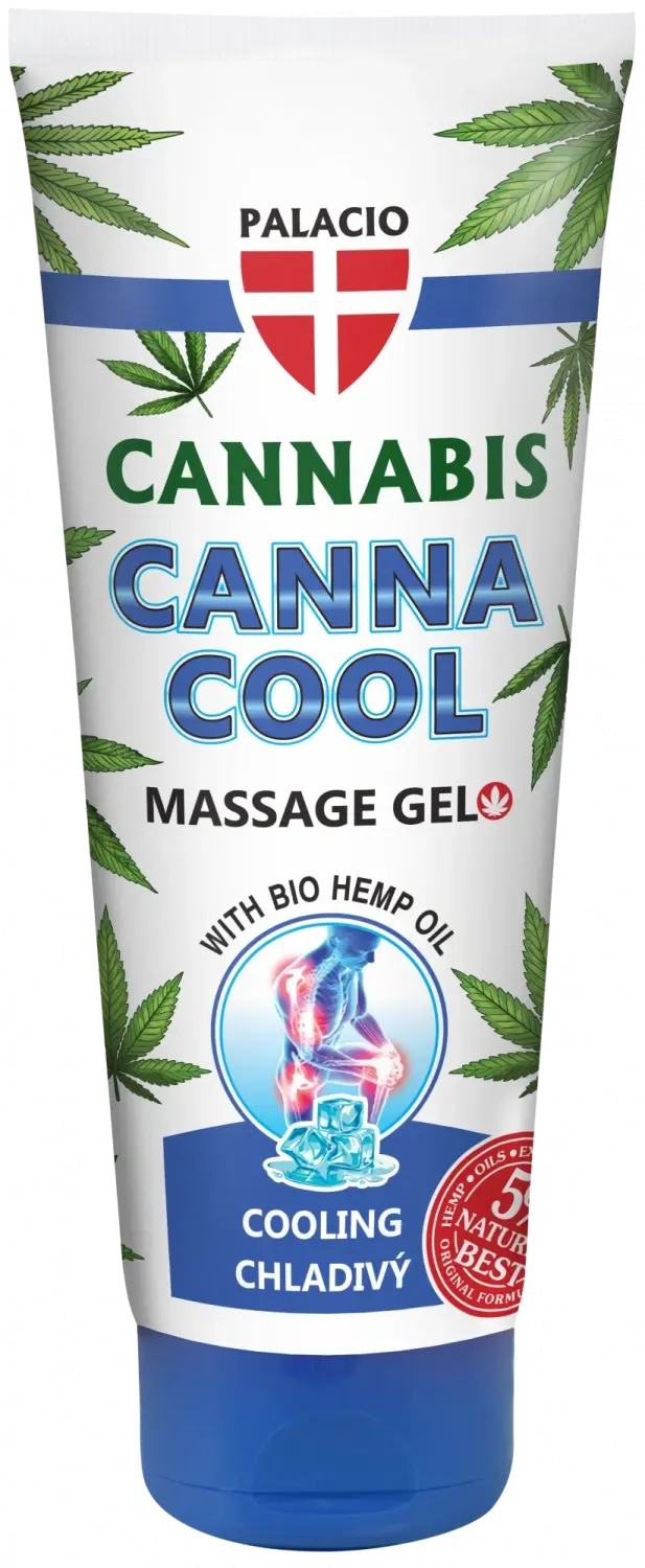 Palacio Konopný masážní gel chladivý, tuba, 200 ml