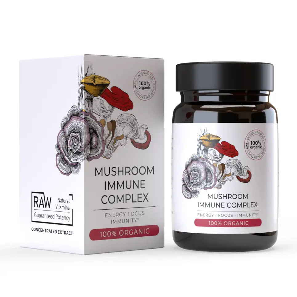 Endoca výtažek z hub Immune Complex, 30 kapslí