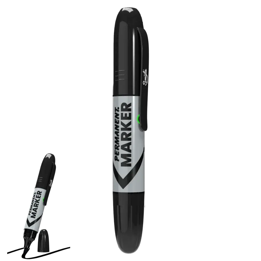 Smyle Labs Penjamin – 510 baterie pro cartridge ve stylu permanentního fixu. Stříbrná