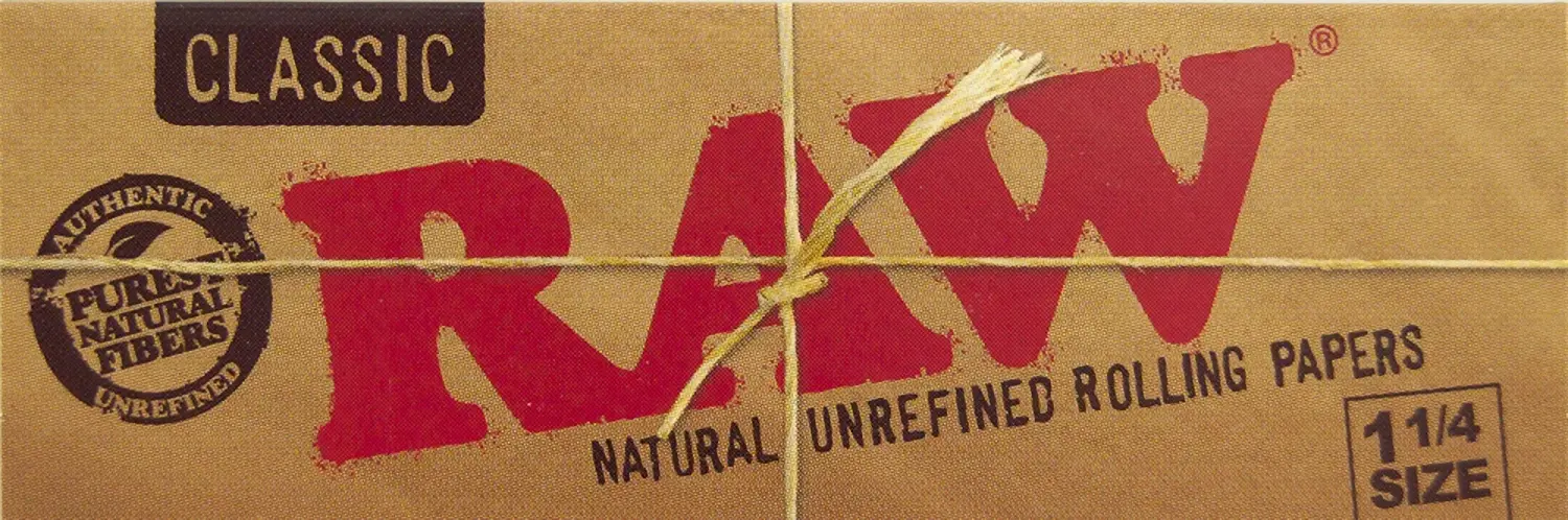 RAW nebělené krátké papírky velikosti 1¼