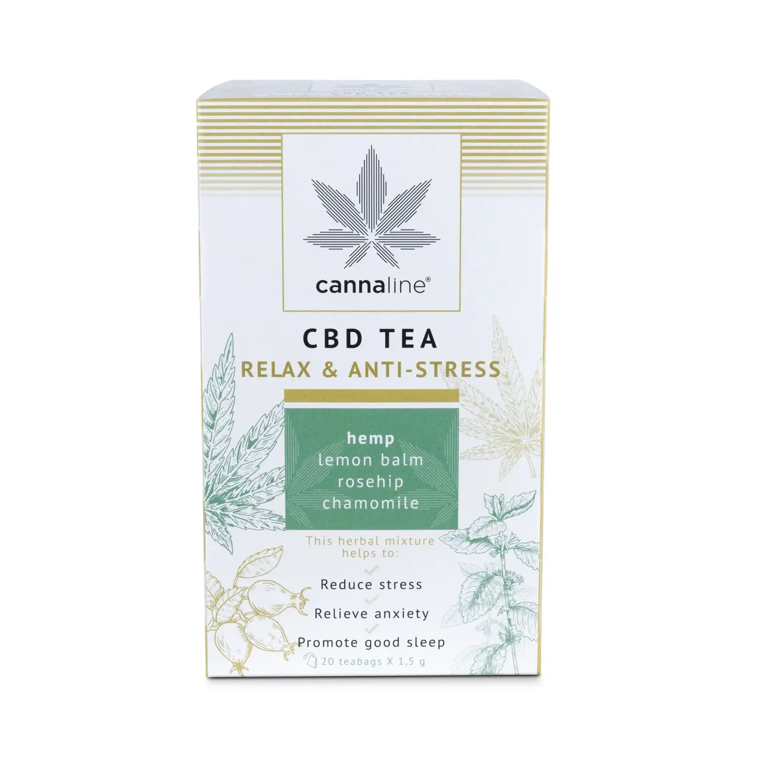 CANNALINE CBD Čaj RELAX, 30 g