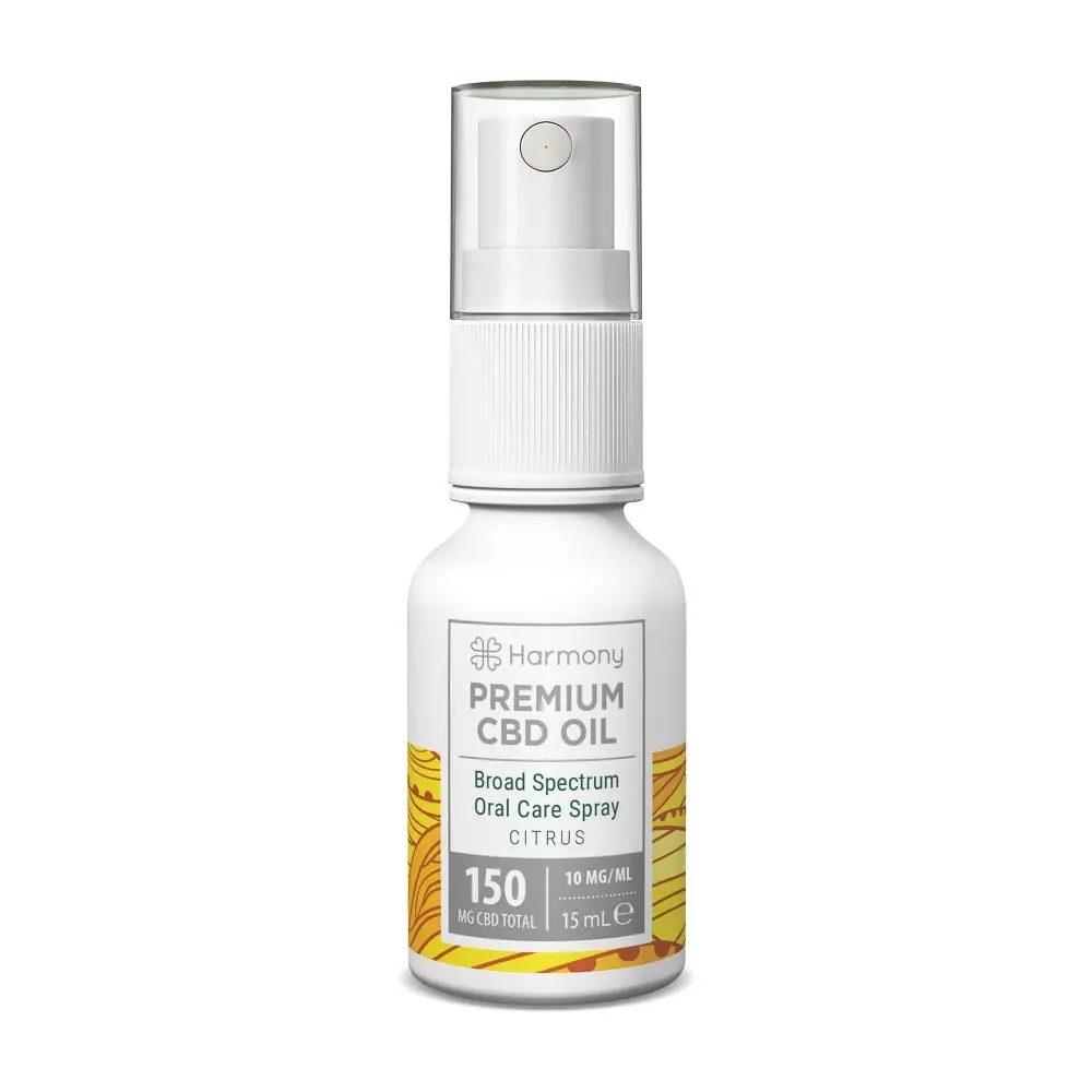 Harmony CBD olej ve spreji 150 mg, 15 ml, Citrus