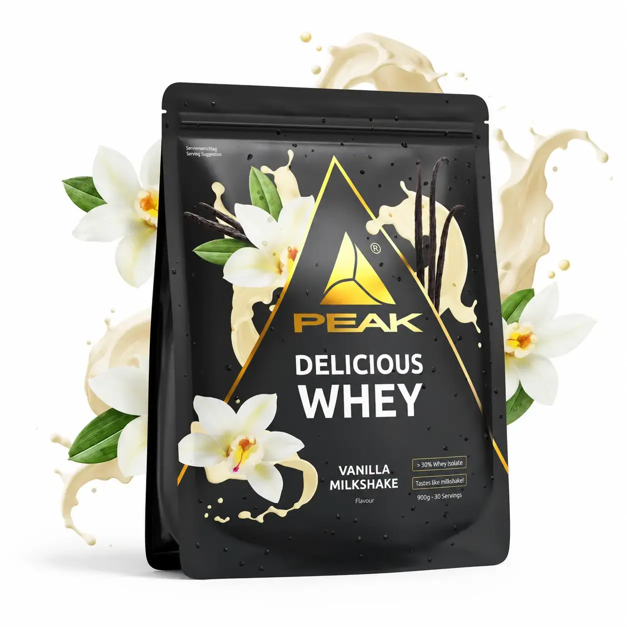 Peak Delicious Whey Protein 900 g Vanilla Milkshake