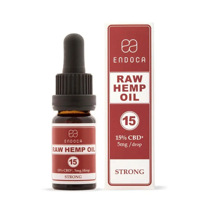 Endoca RAW Konopný Olej 1500 mg CBD + CBDa (15%), 10 ml