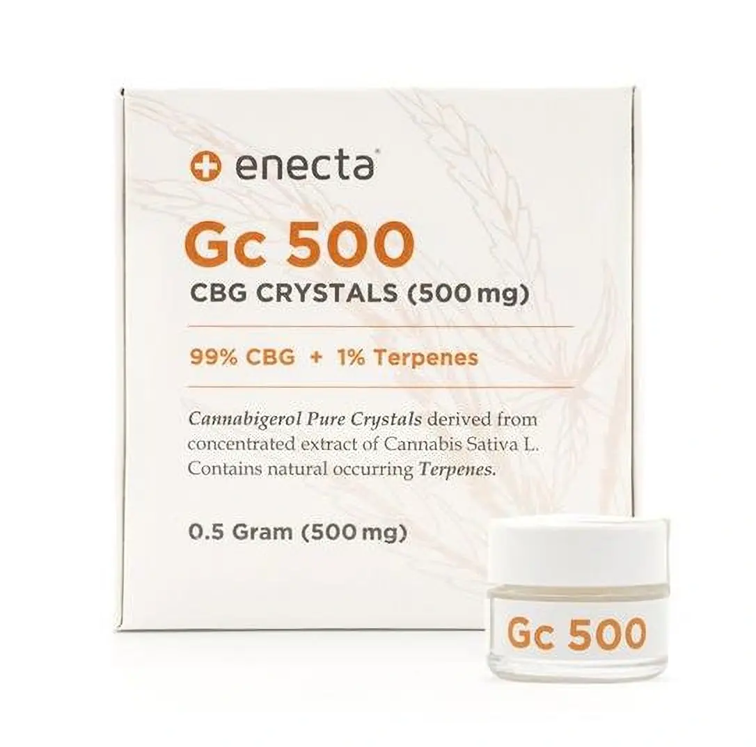 Enecta CBG konopné krystaly (99%), 500 mg, 0,5 g