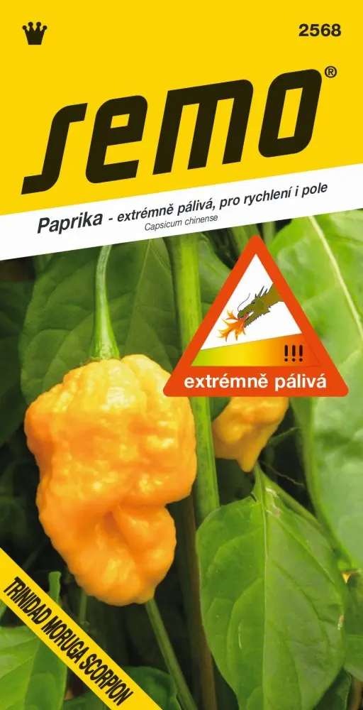 Paprika roční Trinidad Moruga Scorpion Yellow