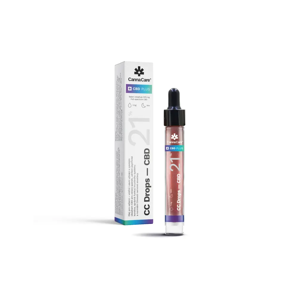 CannaCare CC Drops CBD 21 %, 7 ml