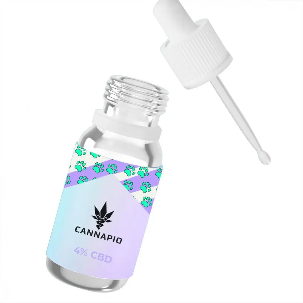 CBD olej pro zvířata 4%, 10ml Cannapio