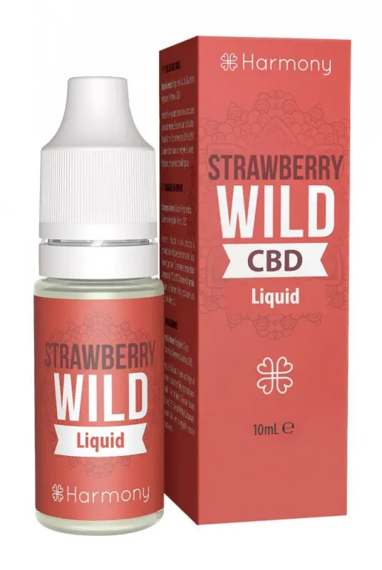 Harmony CBD E-liquid 300 mg, 10 ml, Strawberry Wild