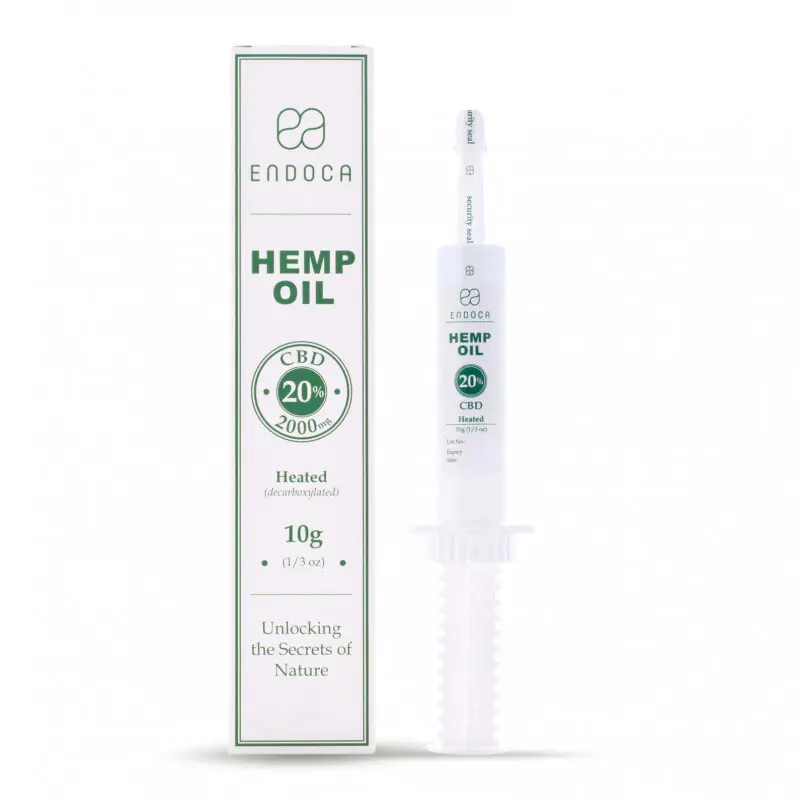Endoca konopný extrakt, 2000 mg CBD, 10 ml