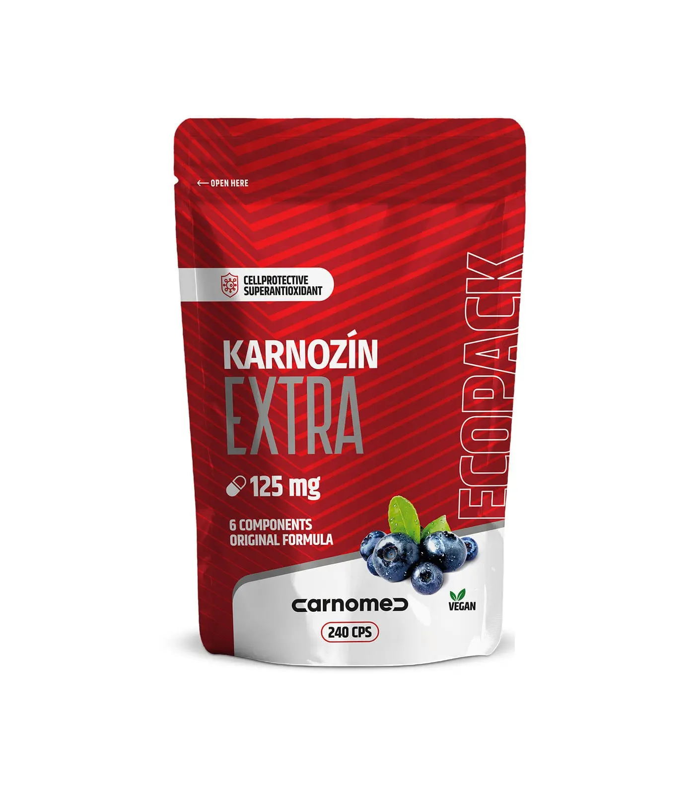 Karnozin EXTRA 125 mg ECOPACK 240 cps