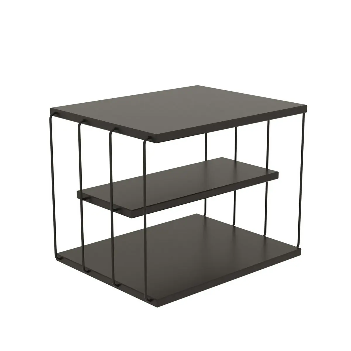 Kalune Design Odkládací stolek Lifon antracitový