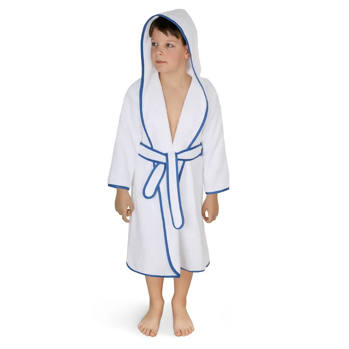 Bellatex Župan FROTÉ 001/25 bílý, bavlněné froté, 330 g/m², dětský, velikost