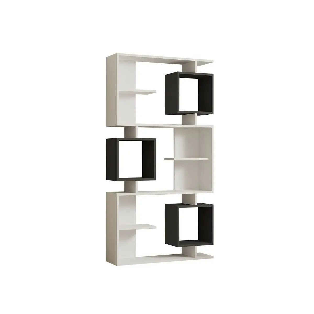 Knihovna Icardi Anthracite and White