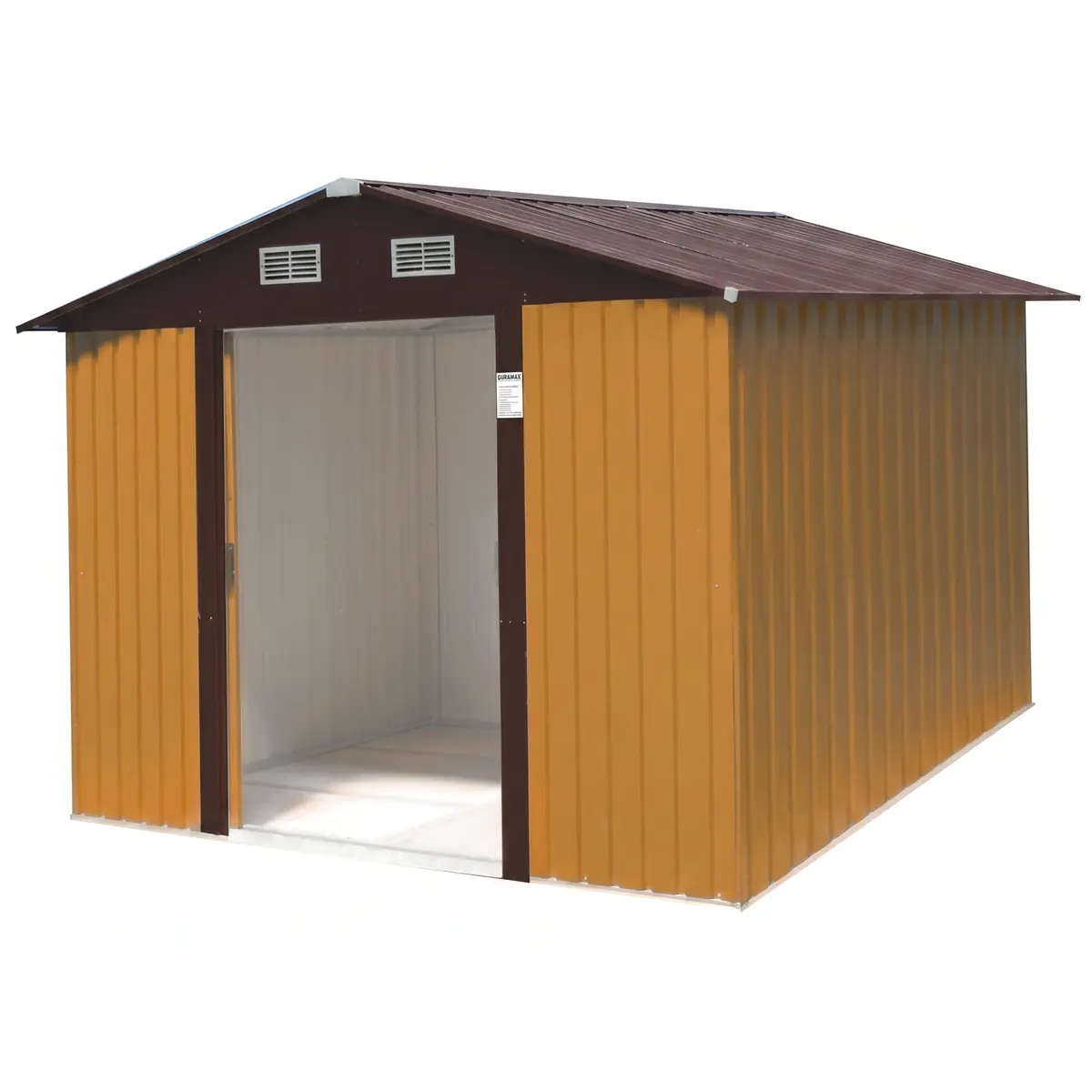 Avenberg Zahradní domek na nářadí 2,4 × 2,4 m SD-X0808-H170, hnědá, 2,4 x 2,4 cm