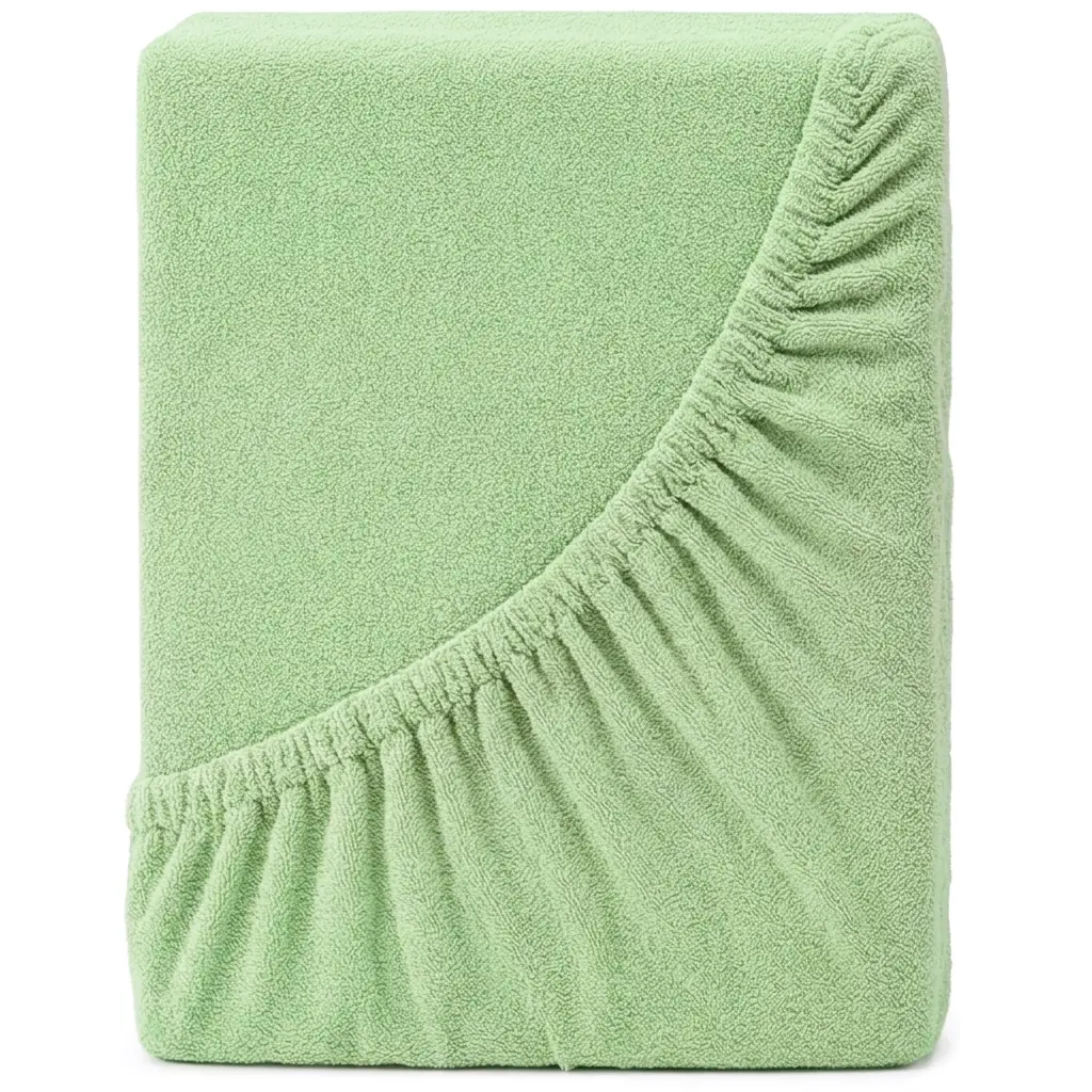 4Home Froté prostěradlo DELUXE zelená, 140–160 x 200 cm