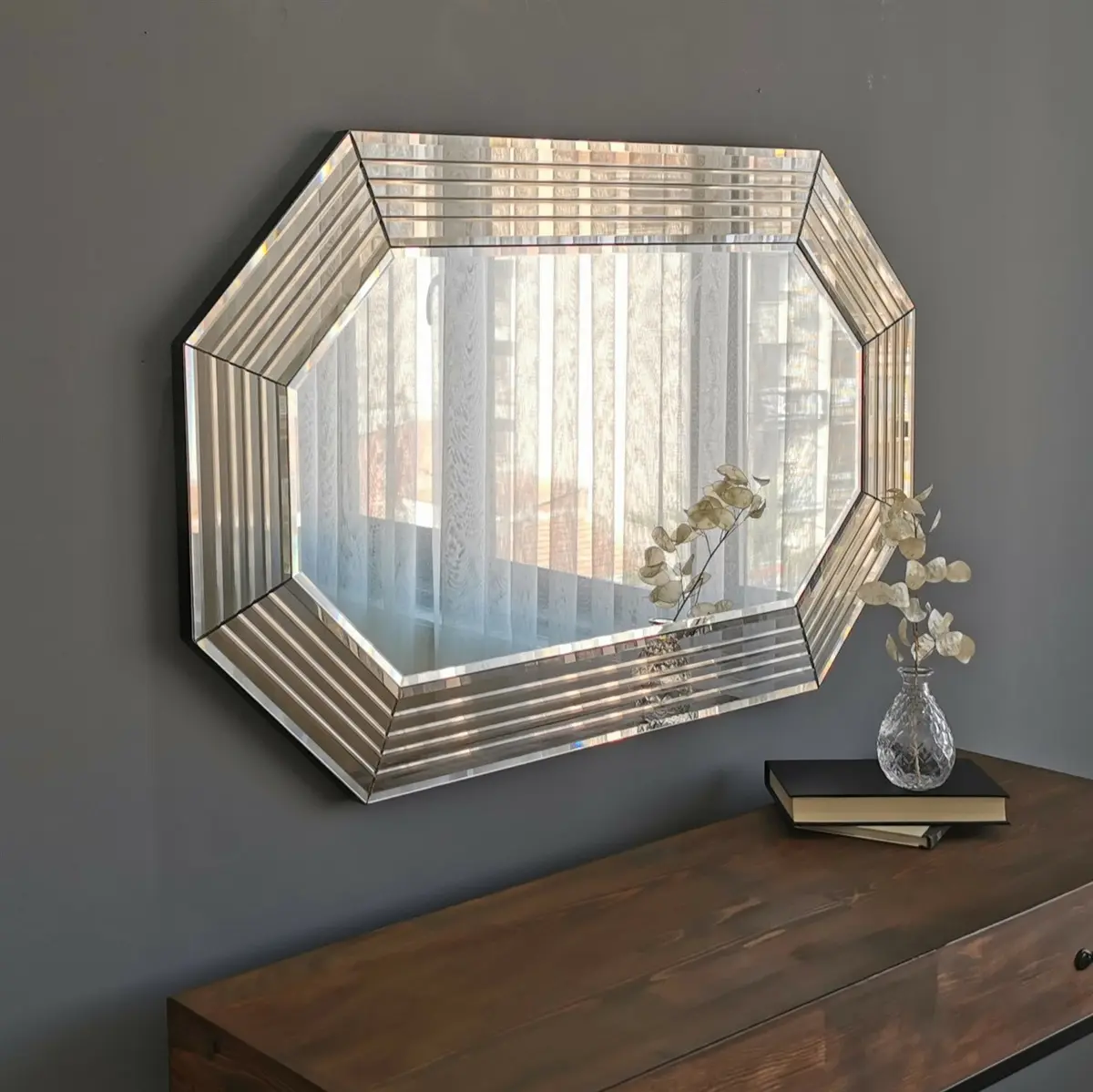 Zrcadlo Bronze 60 x 100 cm