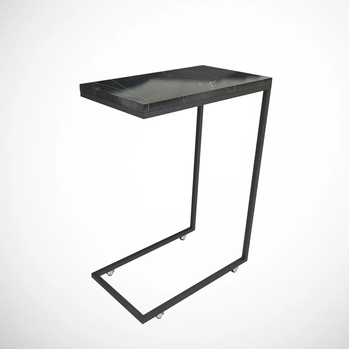 Odkládací stolek Callen Black Marble