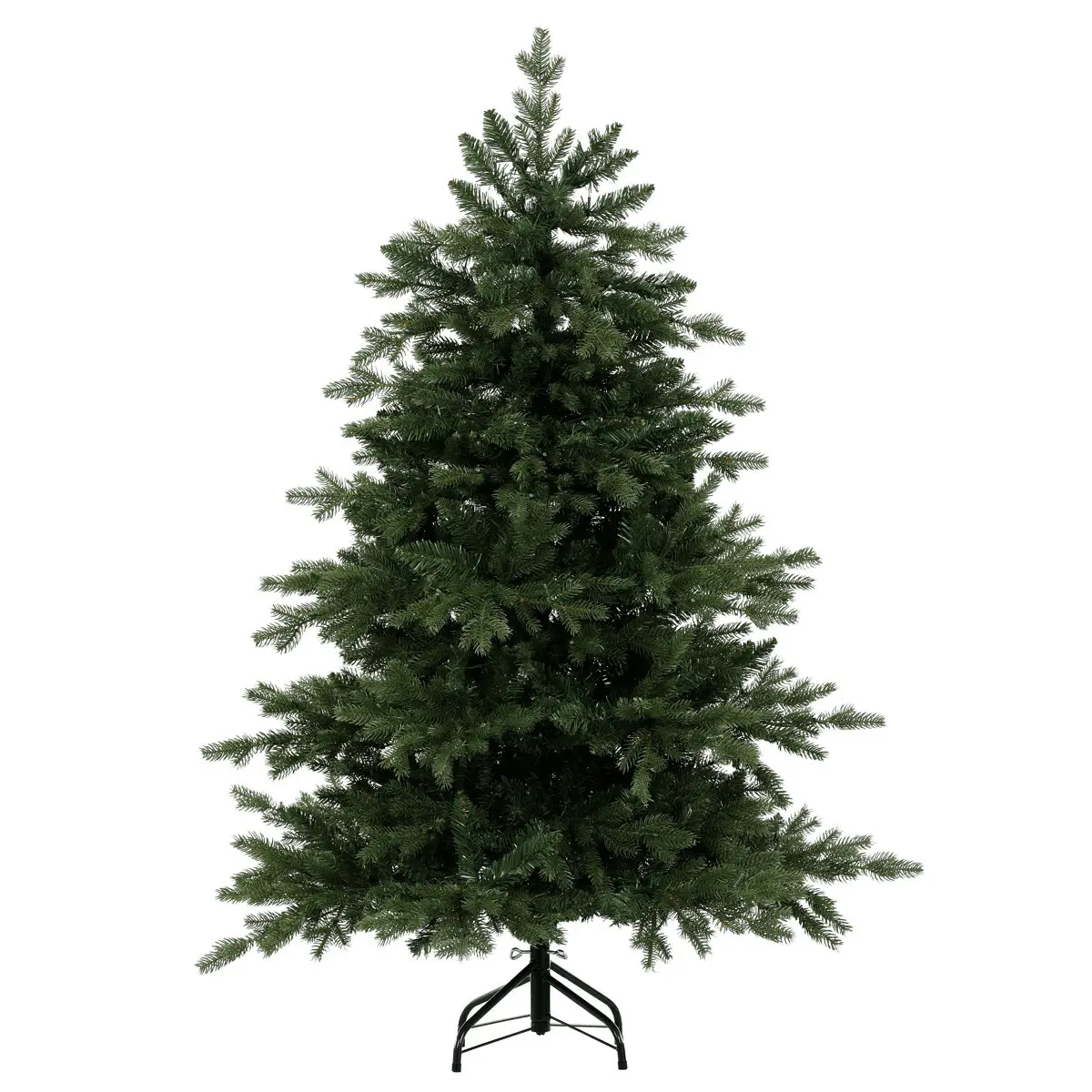 Umělý vánoční stromek s LED osvětlením Smrk, výška 150 cm, 150 cm