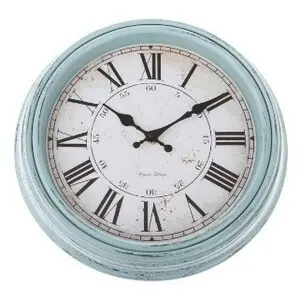 Nástěnné hodiny Babyblue, pr. 30,5 cm, plast