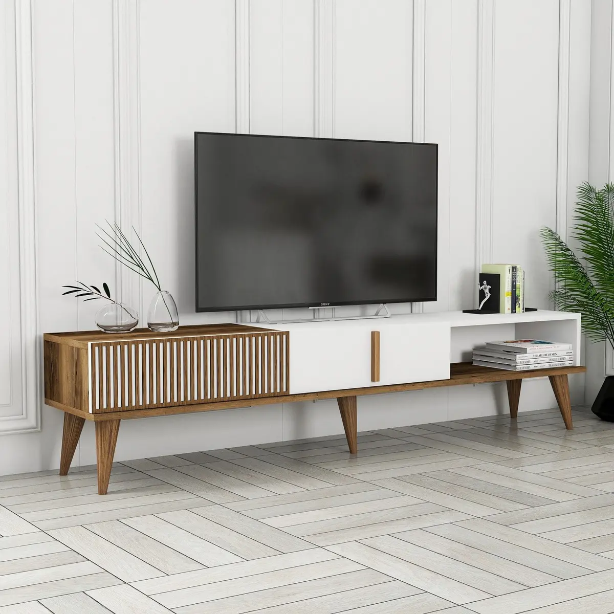 Televizní stolek Milan Alt White