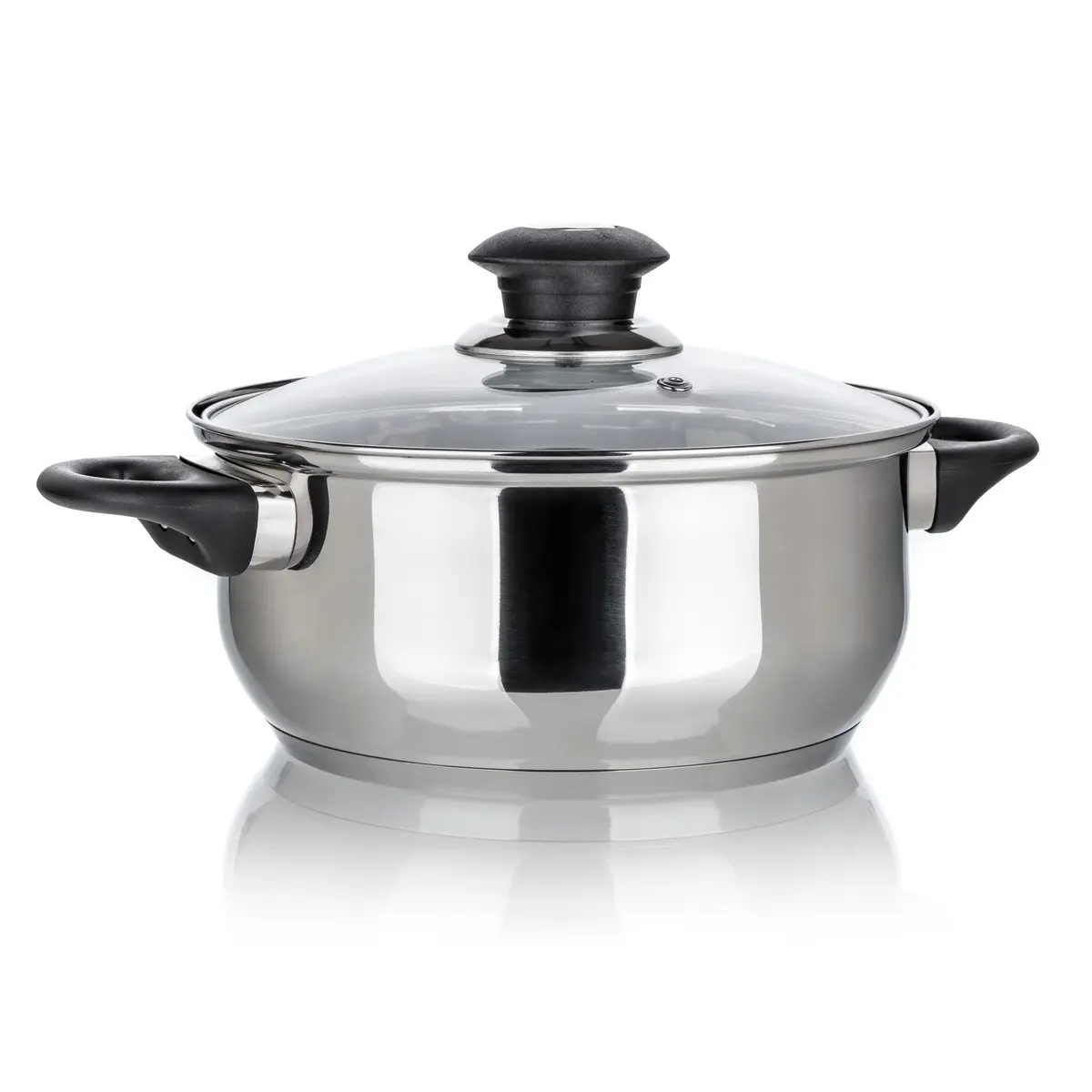 Nerezový hrnec s poklicí Super Value, 18 cm, 1,7 l, pr. 18 cm