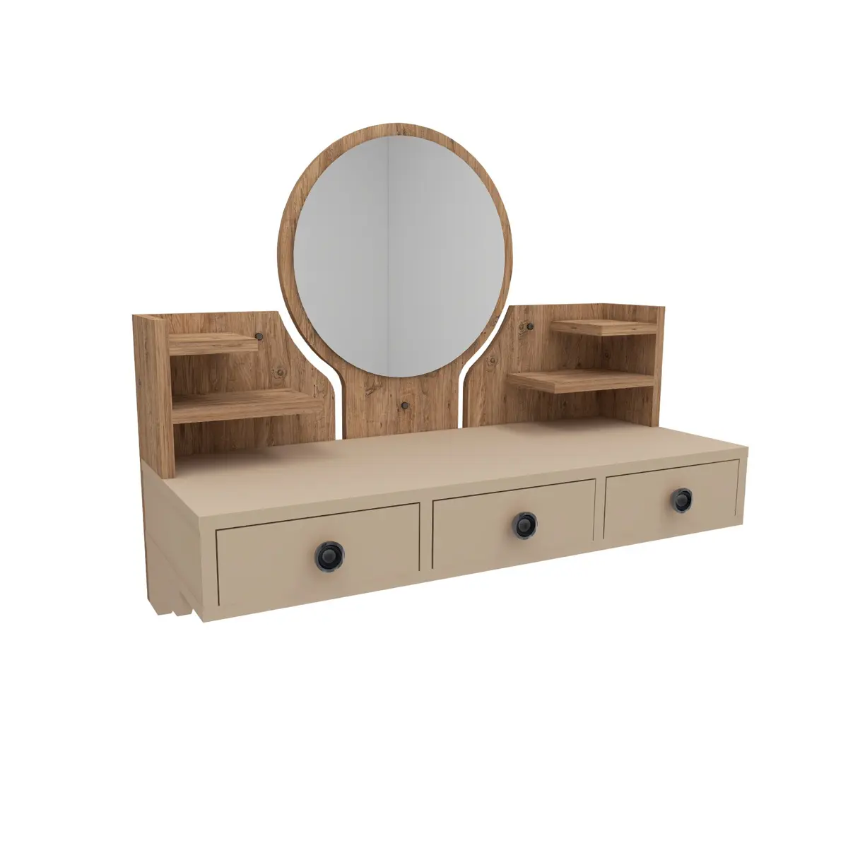 Toaletní stolek Polina - Atlantic Pine, Beige