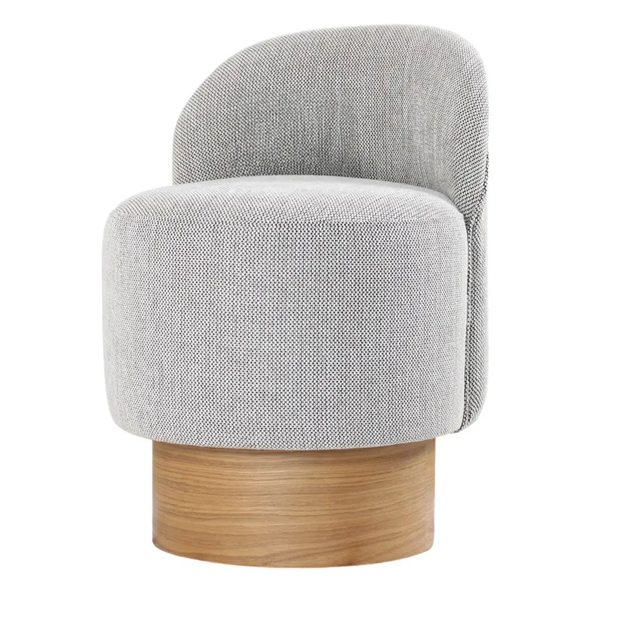 Taburet Barren Puf Grey