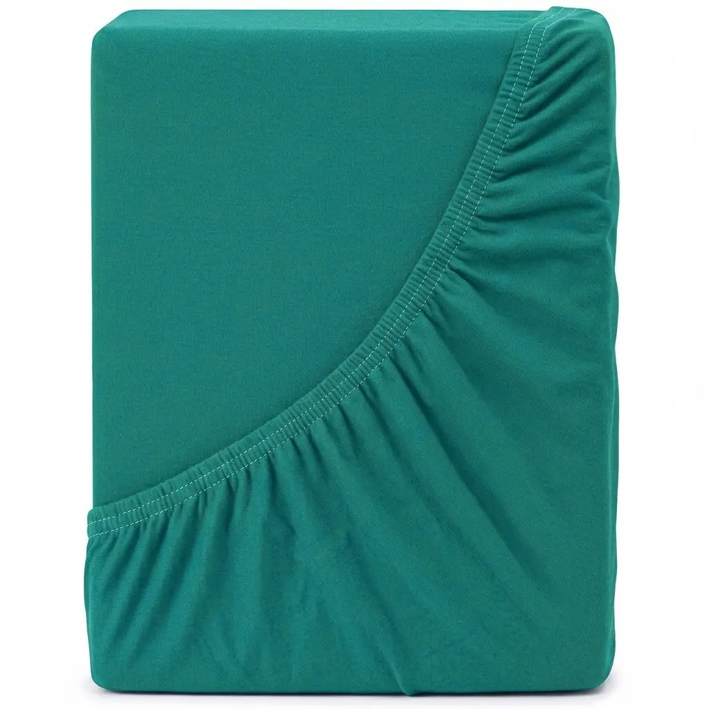4Home Jersey prostěradlo IDEAL smaragdová, 140–160 x 200 cm